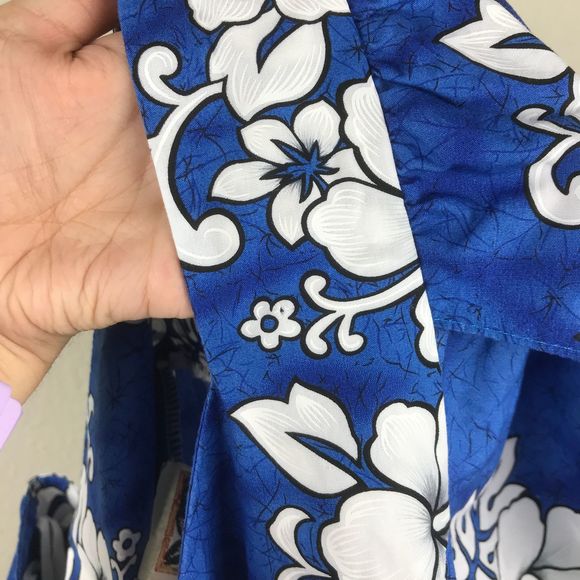 Vintage Hawaiian Togs Floral Hawaiian Midi Dress - Picture 9 of 9